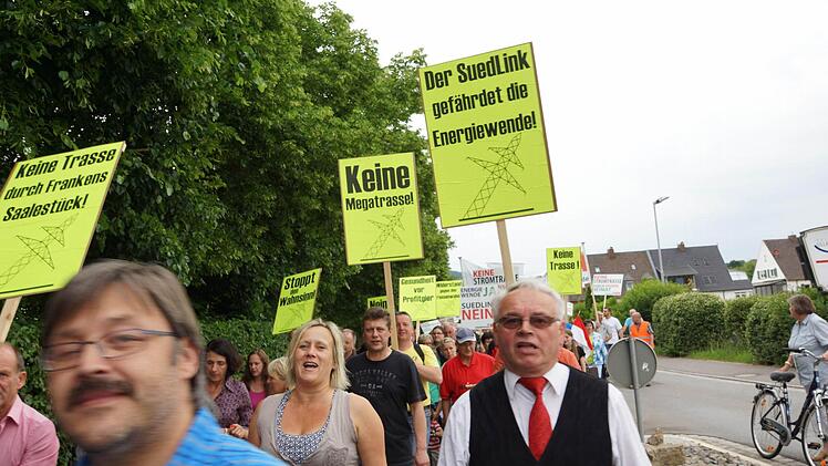 Demonstration der Bürgerinitiative