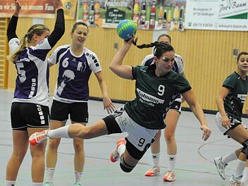 Die Torquote steigern will - und muss - die SG Garitz/Nüdlingen (im Bild: Sabrina Kleinhenz). Foto: Hopf