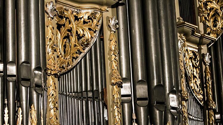 Blick auf den Prospekt der Schuke-Orgel in der Coburger MorizkircheFoto: Archiv/Jochen Berger