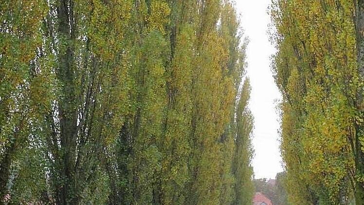 Der Ortseingang von Lahm.