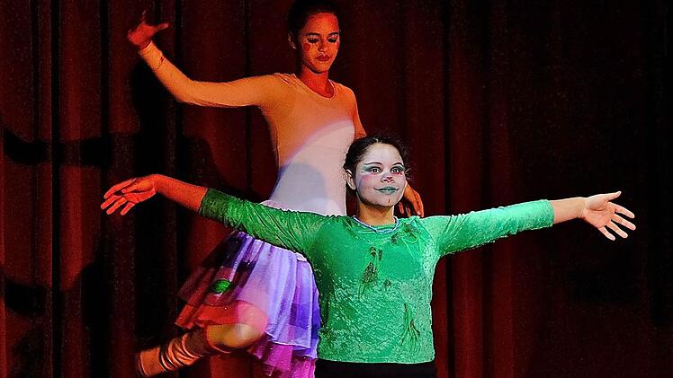 Die artistischen Vorführungen drehten sich um ein Märchen, das von einem Prinzen auf der Suche nach seiner Wunschprinzessin handelt. Foto: Gerd Schaar