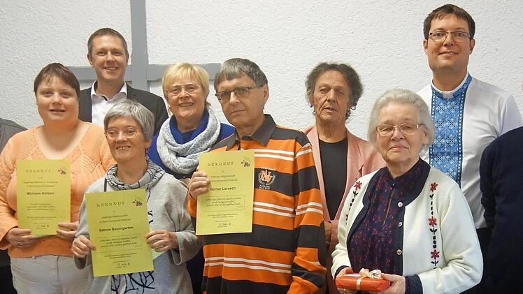 Ehrungen standen an beim Behindertenclub Rödental.  Foto: Doris Weidner