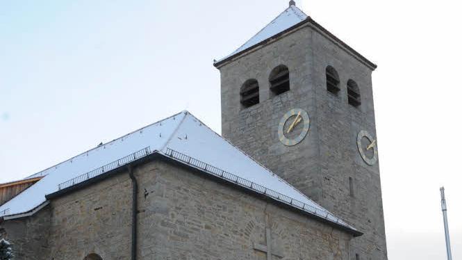 Außenansicht der Kirche heute.