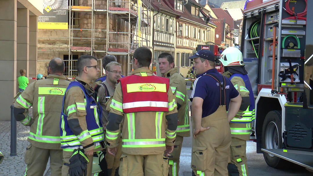 Zeil: Dachstuhlbrand in Altstadt
