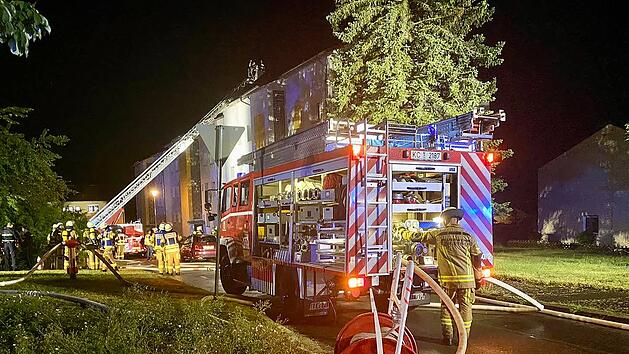 Brand durch Blitzschlag