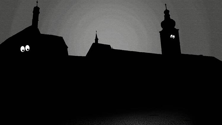 In Forchheim könnte es zapfenduster werden, wenn es - wie befürchtet - zu einem Stromkollaps käme.  Illustration: Carolin Höfler (FT)