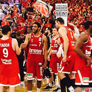 Impressionen von der Bamberger Meisterfeier in der Brose Arena Teil 2