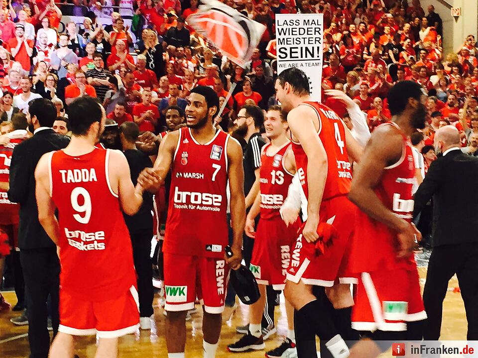 Impressionen von der Bamberger Meisterfeier in der Brose Arena Teil 2