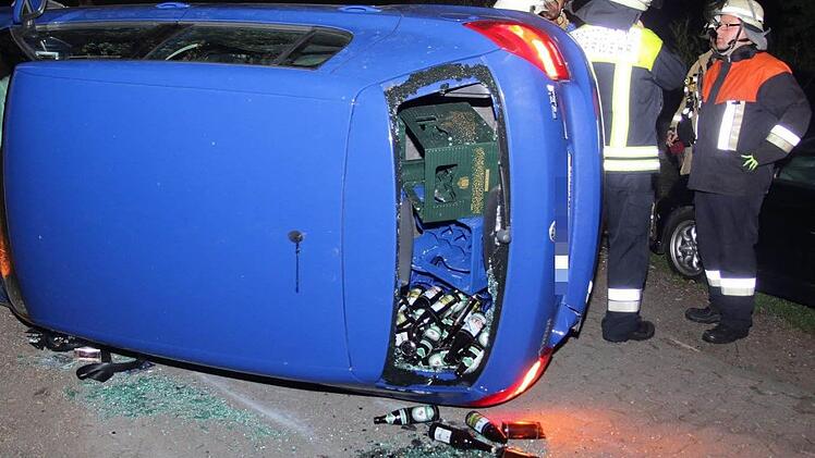 Unfall in Bamberg am 23. August 2015 Foto: Ferdinand Merzbach