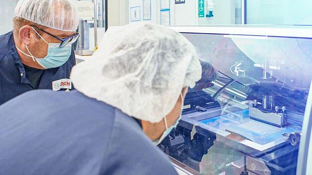 Fertigung von Brennstoffzellen bei Bosch Bamberg  Foto: Bosch