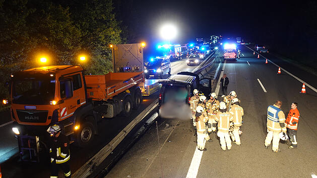 Massencrash auf A70 bei Ha&szlig;furt
