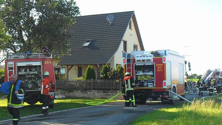 Das Wohnhaus blieb unversehrt.