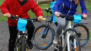 Nicht zu stoppen waren die Kinder beim Spenden-Radrennen. Foto: Horst Conze