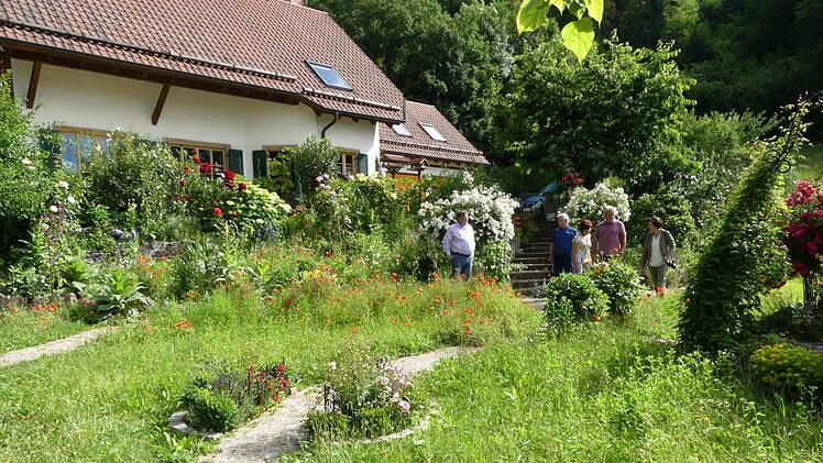 Im "Naturgarten" in Streitberg Foto: Paul Pöhlmann