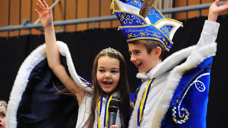 Das Kulmbacher Kinderprinzenpaar Anna Maria I und Carlos I.