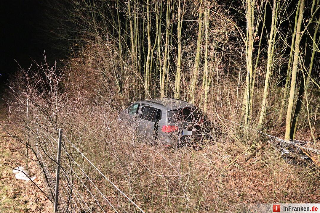 A70: Hoher Schaden nach Unfall bei Oberhaid