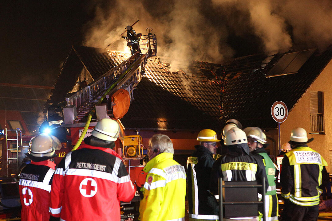 Pommersfelden (Landkreis Bamberg): Feuer zerstört Einfamilienhaus