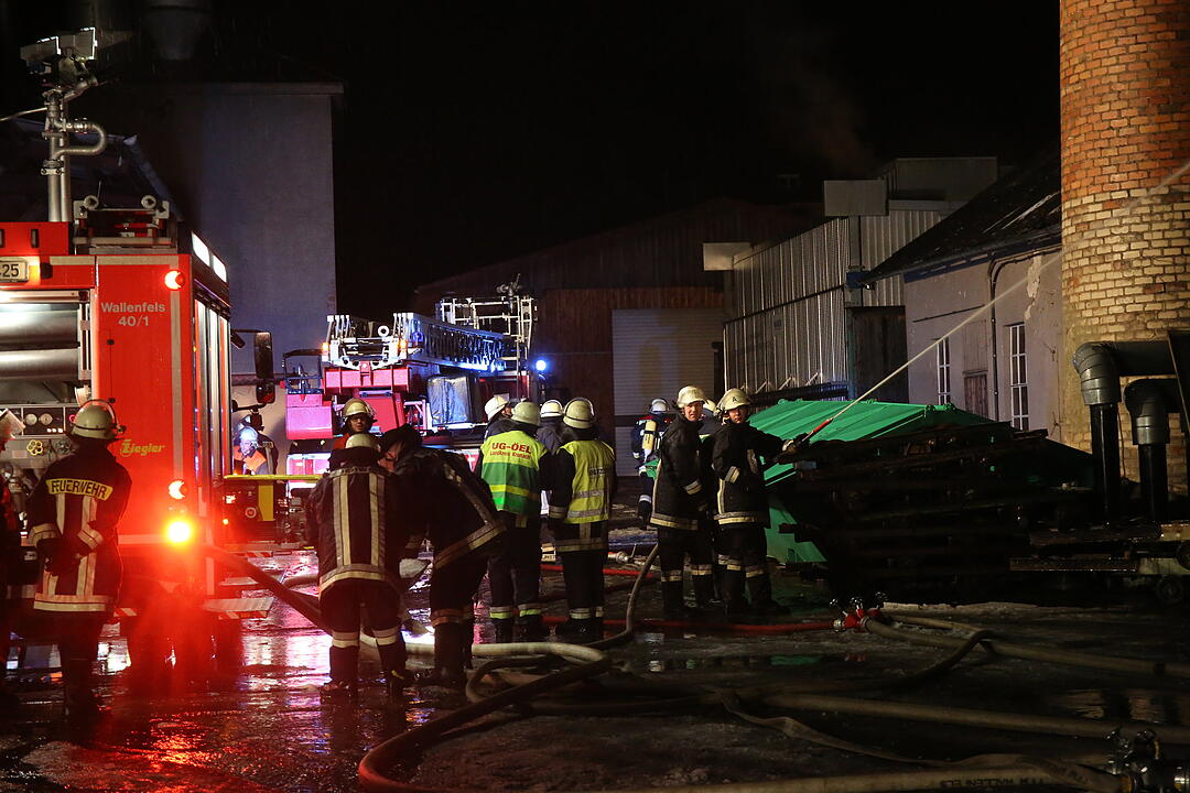 Brand in Sägewerk in Wallenfels