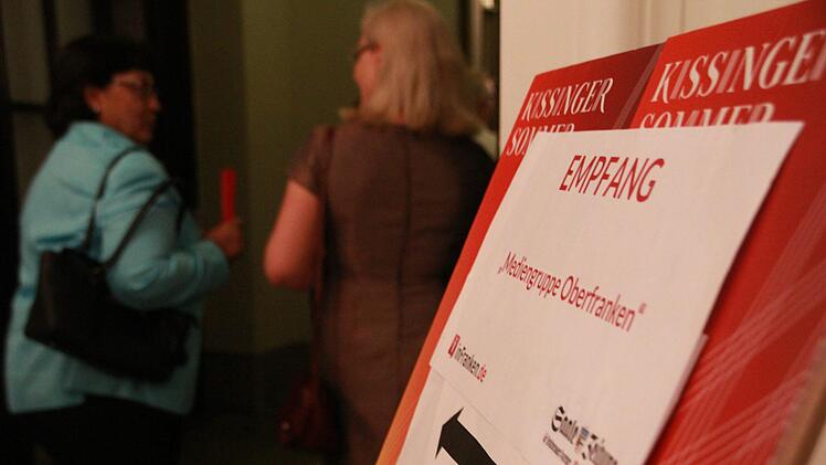 Kissinger Sommer Empfang der Saale-Zeitung. Foto: Johannes Schlereth