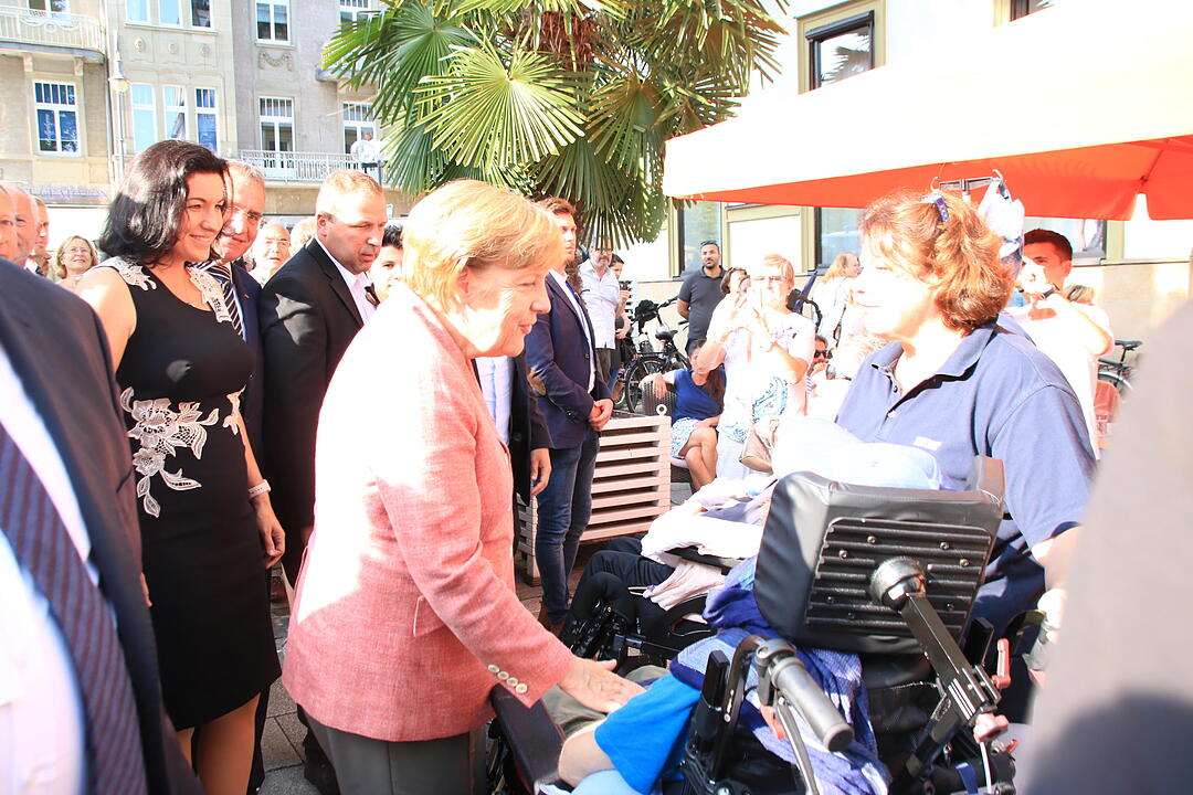 Angela Merkel zu Besuch in Bad Kissingen