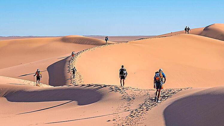 Ein Lauf der Extreme ist der &bdquo;Track Mongolia&ldquo; durch die W&uuml;ste Gobi. Zu &uuml;berwinden gilt es 520 Kilometer auf neun Etappen.