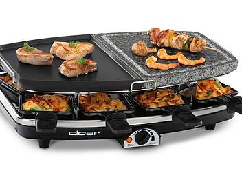 Das Cloer 6435 Raclette-Set: Preis-Leistungs-Sieger bei Stiftung Warentest. Bild: amazon.de