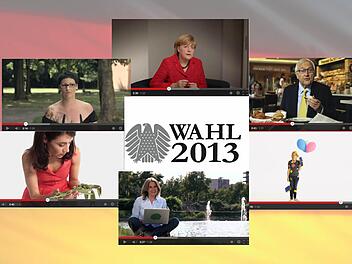 Seit Wochen strahlen Fernsehsender Wahlwerbung aus. Quelle: Youtube/Montage: Johannes Görz