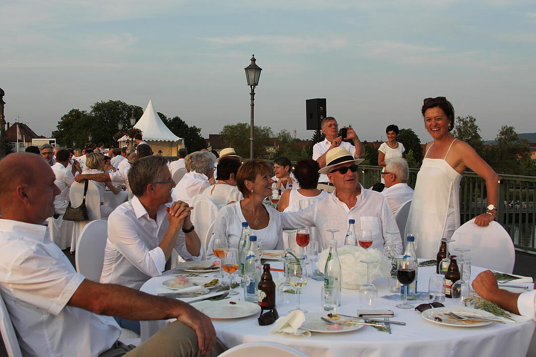 White Dinner in Kitzingen
