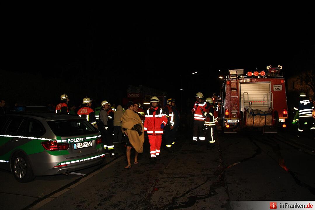 Brand im Asylheim Kulmbach: Großeinsatz