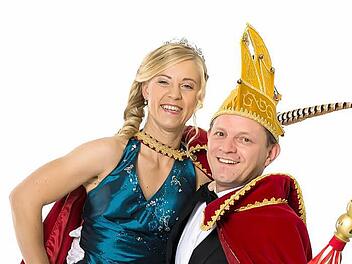 Silke Woletz-Bauer und Andreas Bauer sind das neue Prinzenpaar. Foto: Christian Olgemöller