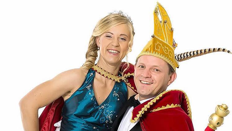 Silke Woletz-Bauer und Andreas Bauer sind das neue Prinzenpaar. Foto: Christian Olgemöller