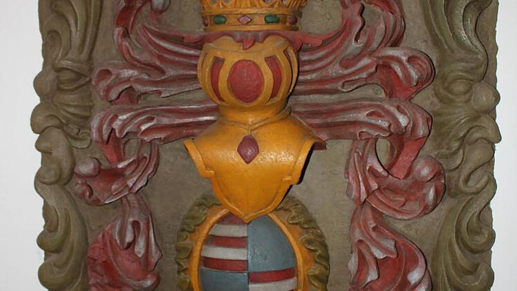Das Wappen derer von E rthal. Foto: Mäuser