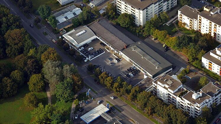 Neuer Platz für Wohnbebauung? Der bisherige Standort von Auto Sperber am Kunigundendamm.
