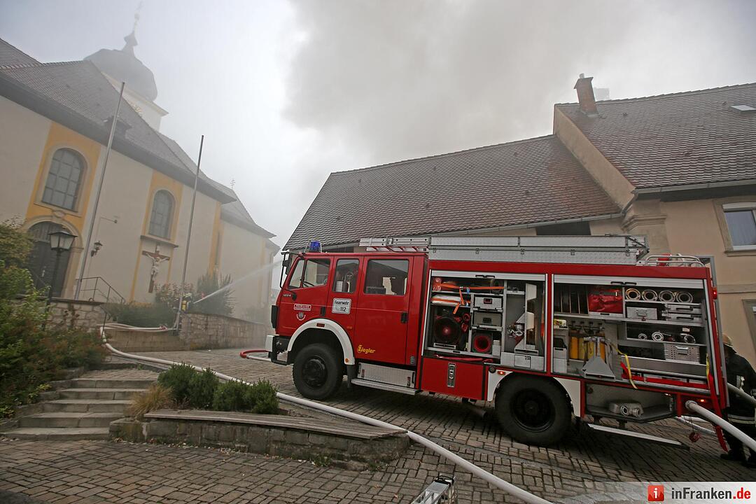Brand in Wohnhaus in Schönbrunn