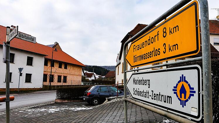 Die Umleitung führt über Dörrnwasserlos und Frauendorf. Foto: Matthias Hoch