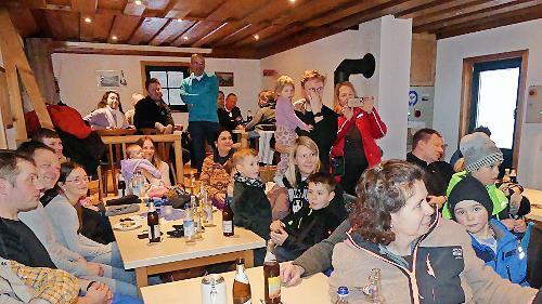 Familientag statt St&auml;rk antrinken in der Skih&uuml;tte.