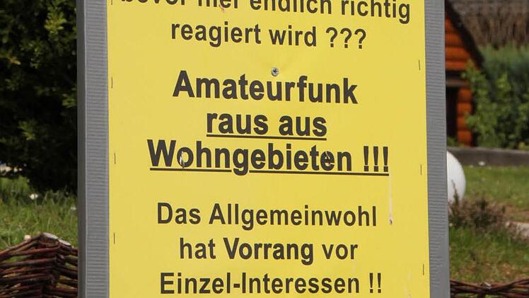 Anwohner fordern: Amateurfunk raus aus Wohngebieten! Foto: Ulrike Müller