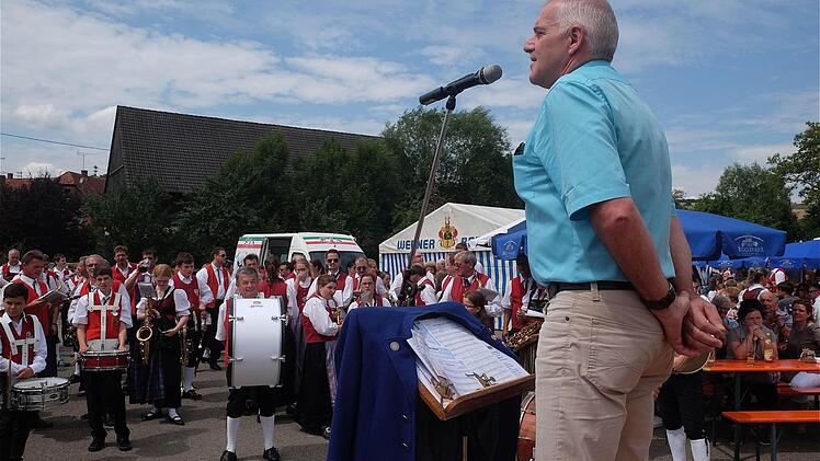 Die Klingenthaler Musikanten feierten in Windheim  Foto: Gerd Schaar