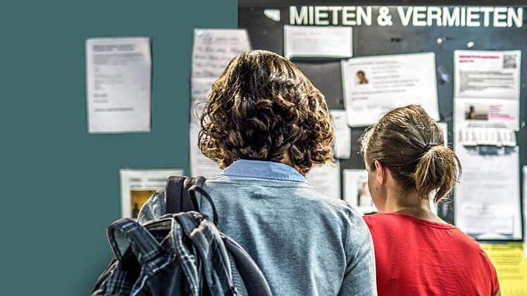Wer in Bamberg studieren möchte und eine Wohnung sucht, tut dies online und auch noch am guten alten "schwarzen Brett". Symbolfoto: Matthias Balk/dpa