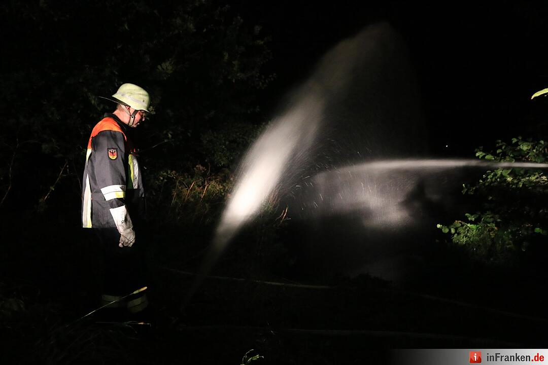 Westsee in Bad Staffelstein umgekippt