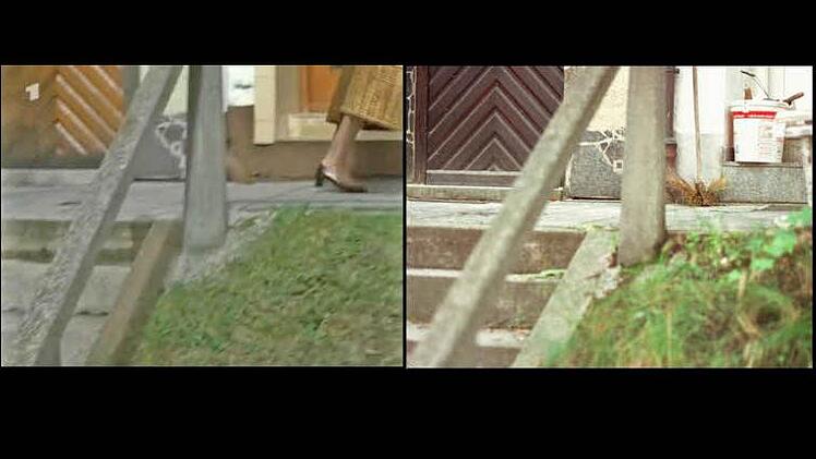 Links Serie, rechts heute: Aus "Das verkaufte Bett"Foto: Infa Film/Christian Bönisch