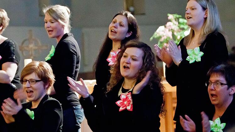 Das Vocalensemble Coburg unter der Leitung von Steffi BergFoto: Jochen Berger