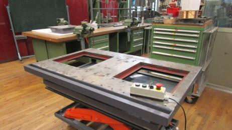 Blick in die Produktionsst&auml;tten der JVA Ebrach. Foto: Holger Friedrich