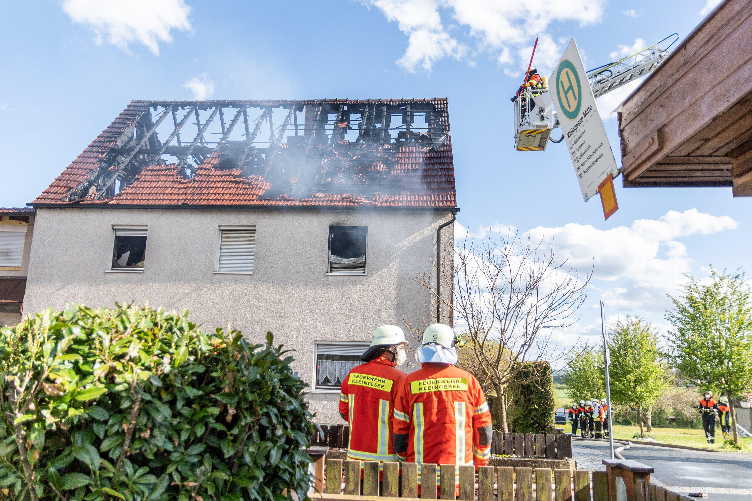 gossweinstein wohnhaus brennt vollstandig aus 150 000 euro schaden