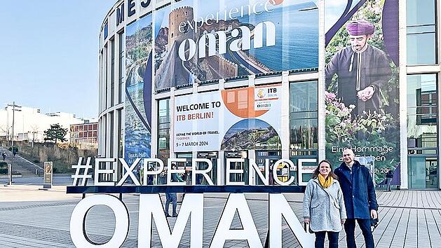 Stephanie Meinecke und Johannes Metz auf der ITB Berlin