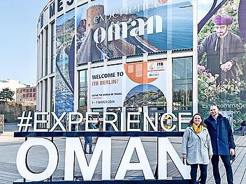 Stephanie Meinecke und Johannes Metz auf der ITB Berlin