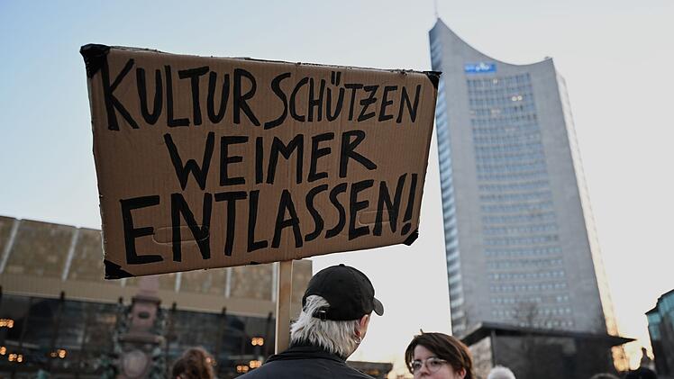 Leipziger Buchmesse - Demonstration