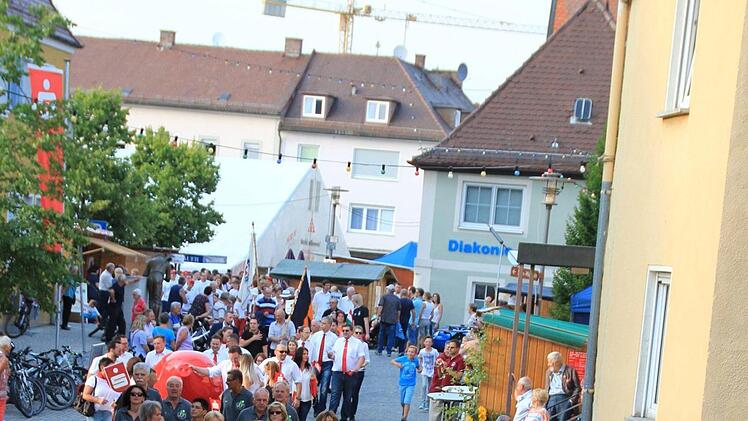 Das Höchstadter Altstadtfest ist eröffnet. Foto: Andreas Dorsch