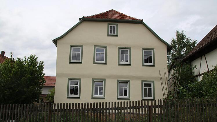 Die Südseite des alten Pfarrhauses Thomas Malz