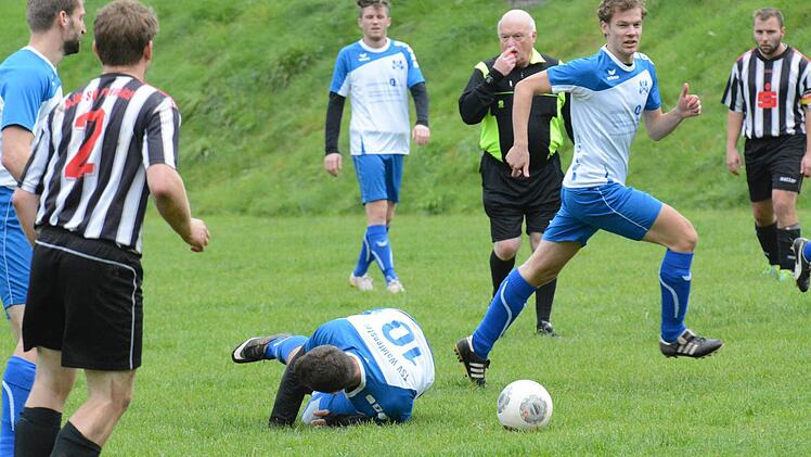 Schnappschuss vom Spiel der Woche in Premich. Foto: ssp